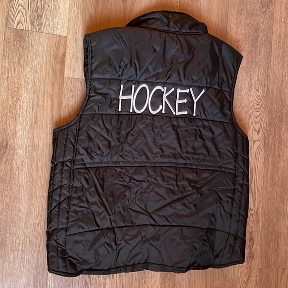 BLACK UNISEX HOCKEY VEST - Picture 3 of 9